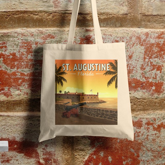 Tote Bag Vintage St Augustine Floride (Créateur téléchargé)