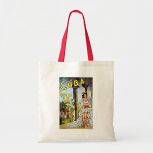Tote Bag Vintage voyage du Cuba
