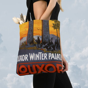 Tote Bag Vintage voyage, Louxor Winter Palace, Egypte Afriq