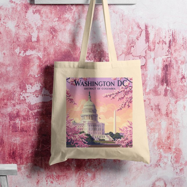 Tote Bag Vintage Washington D.C. (Créateur téléchargé)