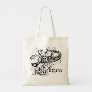Tote Bag Vintage Zodiaque Scorpion