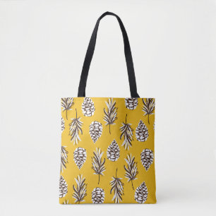 Tote Bag Vintages éléments de la nature d'automne