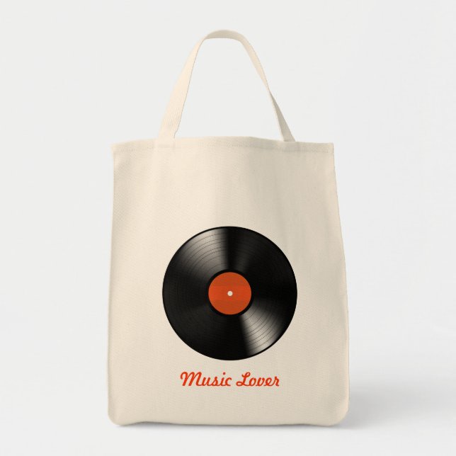 Tote Bag Vinyl Record (Devant)