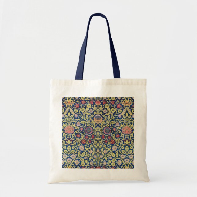 Tote Bag Violet and Columbine, William Morris (Devant)