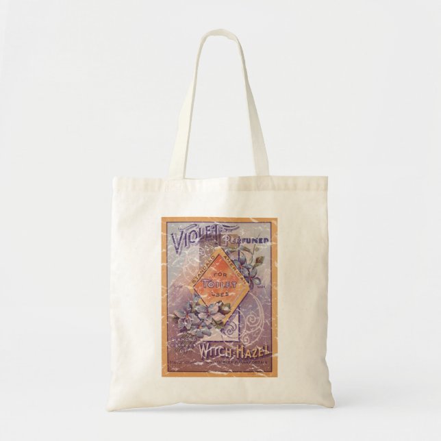 Tote Bag Violet Parfumé - 1903- en détresse (Devant)