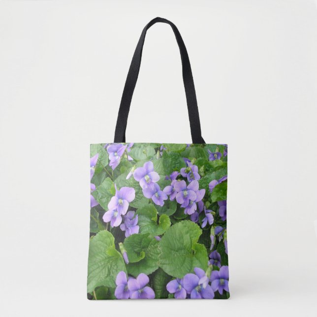 Tote Bag Violets (Devant)