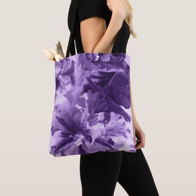 Tote Bag Violettes monochromes (De près)