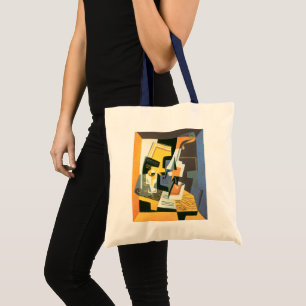 Tote Bag Violon et verre de Juan Gris, Cubisme Vintage