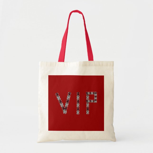 Tote Bag VIP rouge (Devant)