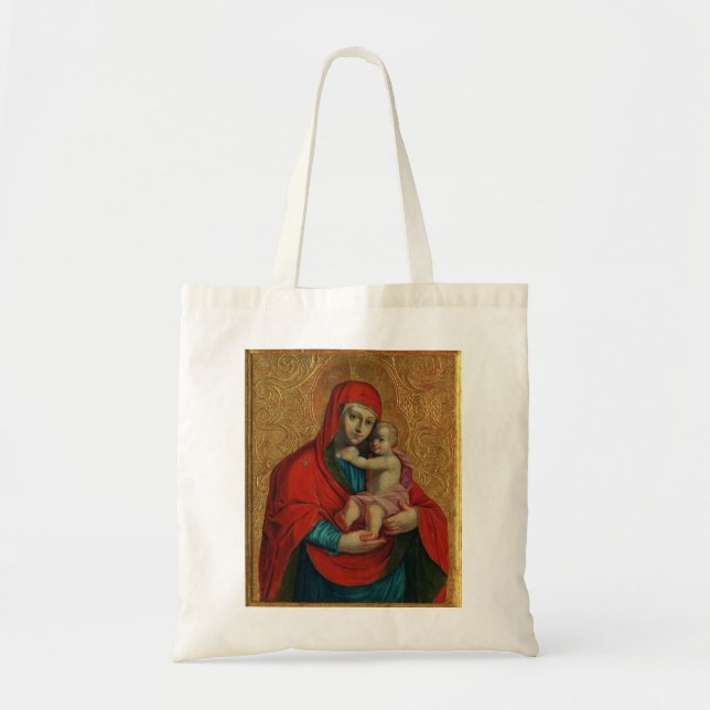 Tote Bag Virgin Mary and Jesus Child by Jan Rombauer (Devant)