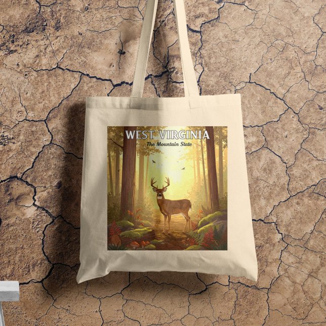 Tote Bag Virginie-Occidentale vintage (Créateur téléchargé)