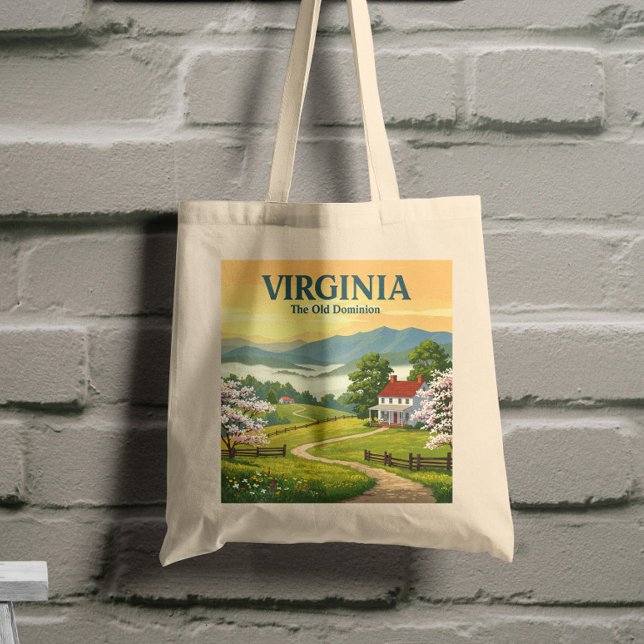 Tote Bag Virginie vintage (Créateur téléchargé)