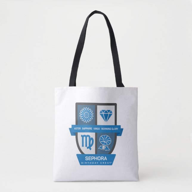 Tote Bag Virgo Birthday Crest™ for September 1-22 (Devant)