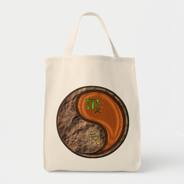 Tote Bag Virgo & Wood Dragon (Devant)