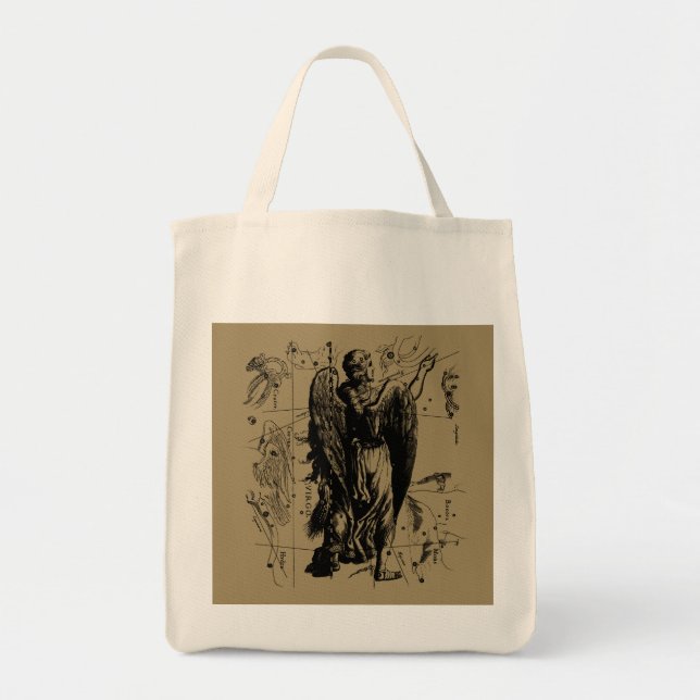 Tote Bag Virgo Zodiac Constellation Hevelius 1690 (Devant)
