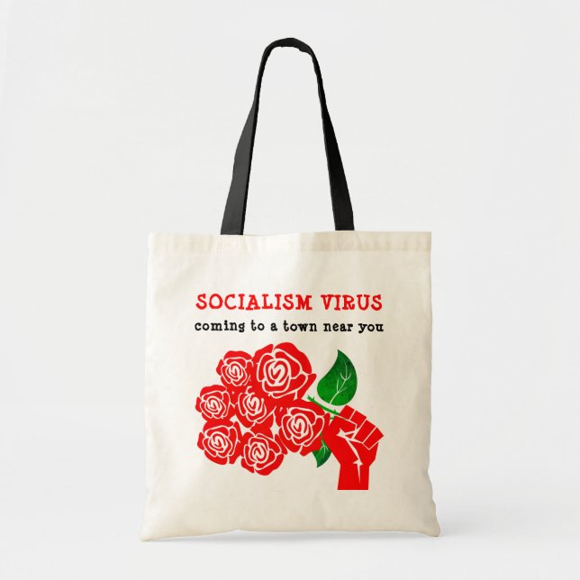 Tote Bag Virus du socialisme fourre-tout (Devant)