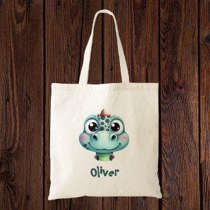 Tote Bag Visage de bébé dino mignon
