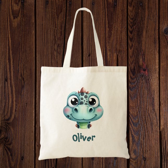 Tote Bag Visage de bébé dino mignon (Créateur téléchargé)