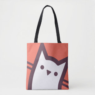 Tote Bag Visage de chat