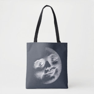 Tote Bag Visage de la lune antique