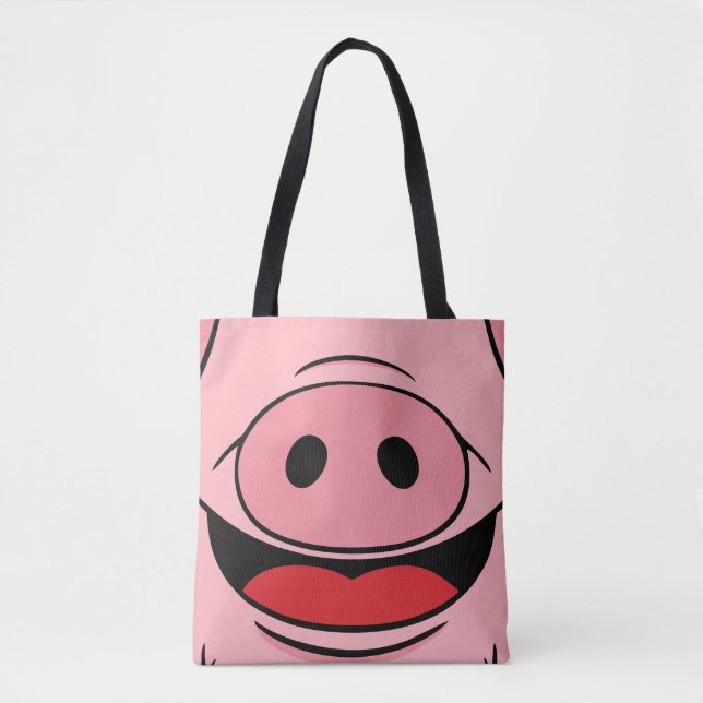Tote Bag Visage de porc (Devant)