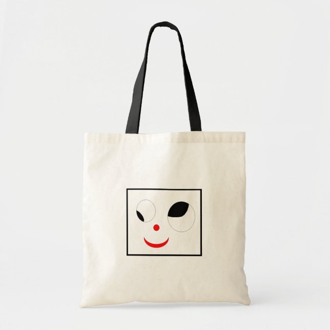 Tote Bag Visage idiot (Devant)
