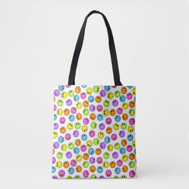 Tote Bag Visages colorés (Devant)