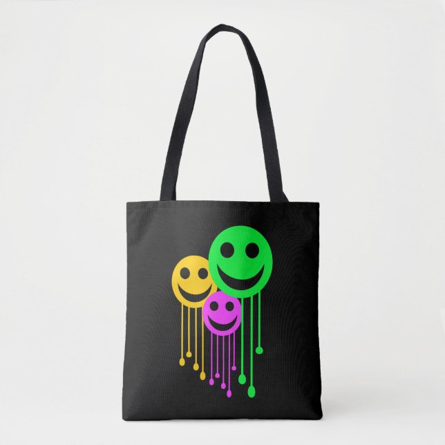 Tote Bag Visages souriants (Devant)