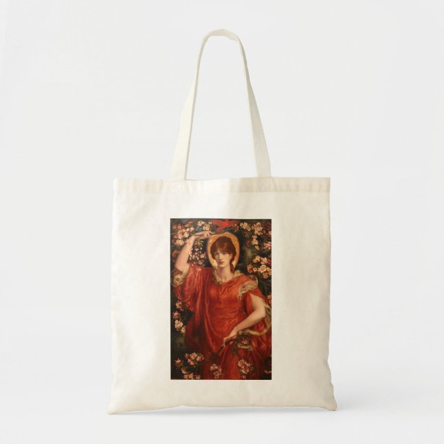 Tote Bag Vision de Fiammetta (par Dante Gabriel Rossetti) (Devant)