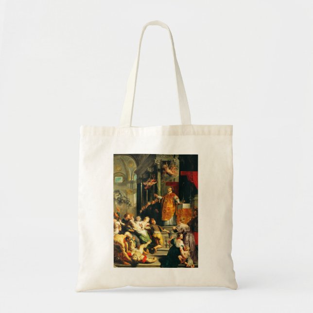 Tote Bag Visions d'Ignace par Peter Paul Rubens (Devant)