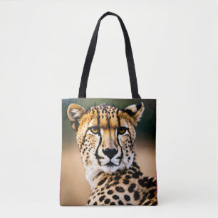 Tote Bag Vitesse et grâce : Le regard des guépards