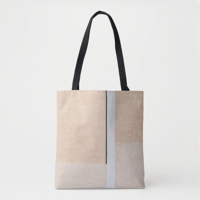 Tote Bag Vitre encadrée en bois blanc (Devant)