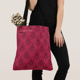 Tote Bag Viva Magenta Motif de coloration Go-Bag Fourre-tou