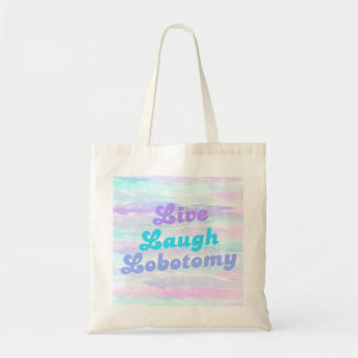Tote Bag Vive la lobotomie pastel - Pastel