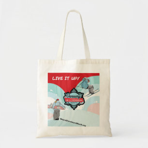 Tote Bag Vivent il vers le haut de cet hiver