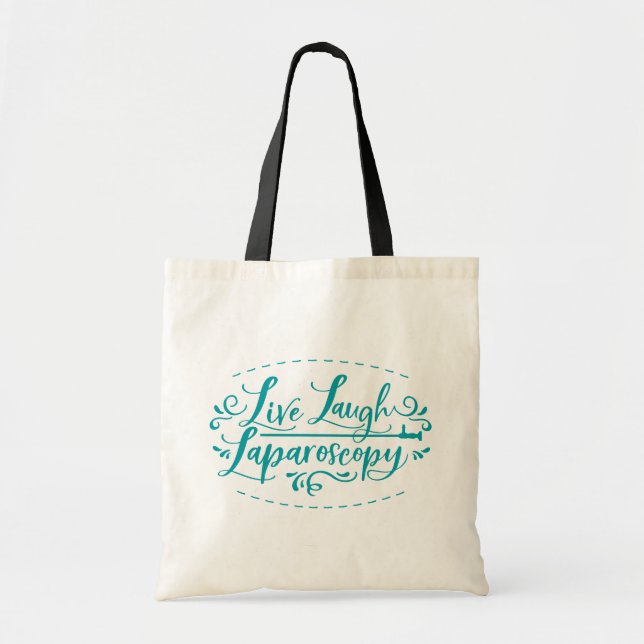 Tote Bag Vivez Riez Laparoscopie (Devant)