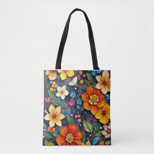 Tote Bag Vivid Bloom (Devant)