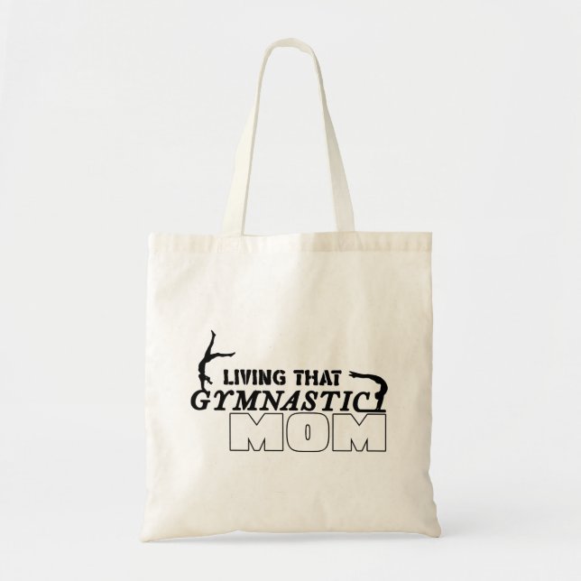 Tote Bag Vivre Cette Gymnastique Maman, Amis De La Gymnasti (Devant)