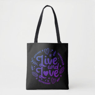 Tote Bag Vivre Et Aimer