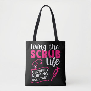 Tote Bag Vivre La Vie Des Scrubs _ Assistante Infirmière Ce