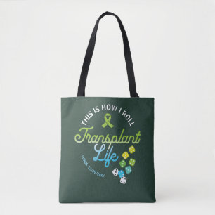 Tote Bag Voici Comment je lance Transplant Vie Personnalisé