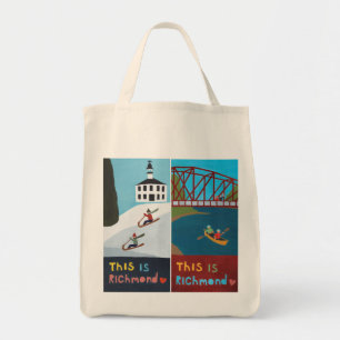 Tote Bag Voici Richmond Grocery Fourre-tout (Design #1)