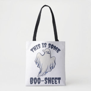 Tote Bag Voici un Boo Sheet Sassy Ghost