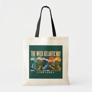 Tote Bag Voie Atlantique Sauvage Illustration de Lieux Rema