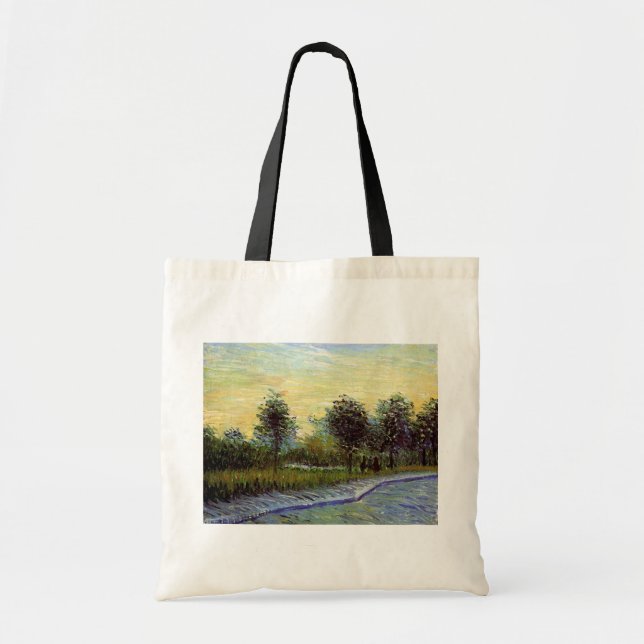 Tote Bag Voie dans le Parc Voyer d'Argenson par Vincent van (Devant)