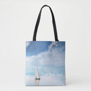 Tote Bag Voile calme avec ciel bleu
