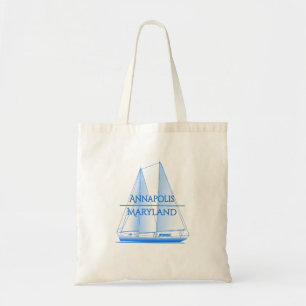 Tote Bag Voile nautique côtière d'Annapolis
