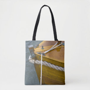 Tote Bag Voilier en bois dans l'eau