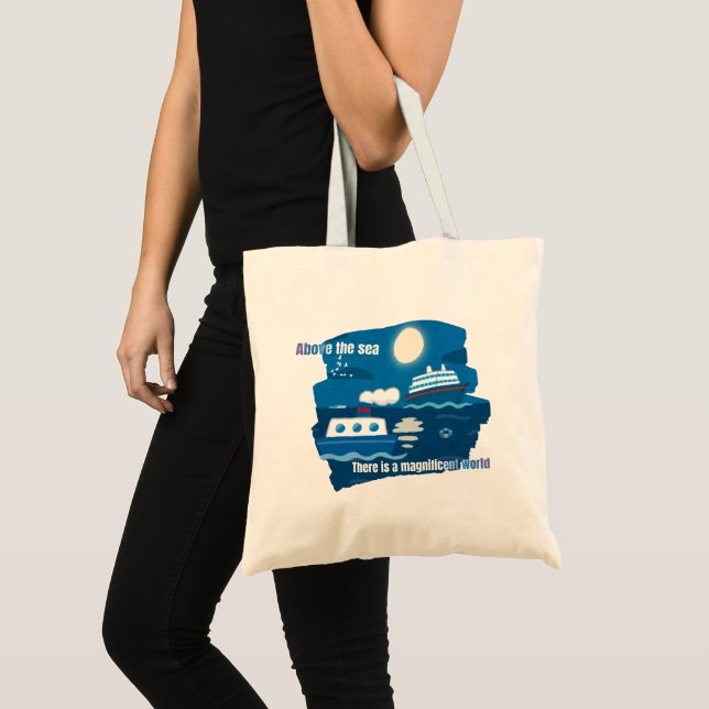 Tote Bag Voilier, Soar, Dream : Le monde magnifique de la m (Devant (produit))