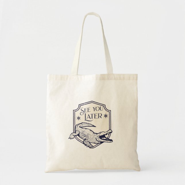 Tote Bag Voir plus tard Alligator (Devant)